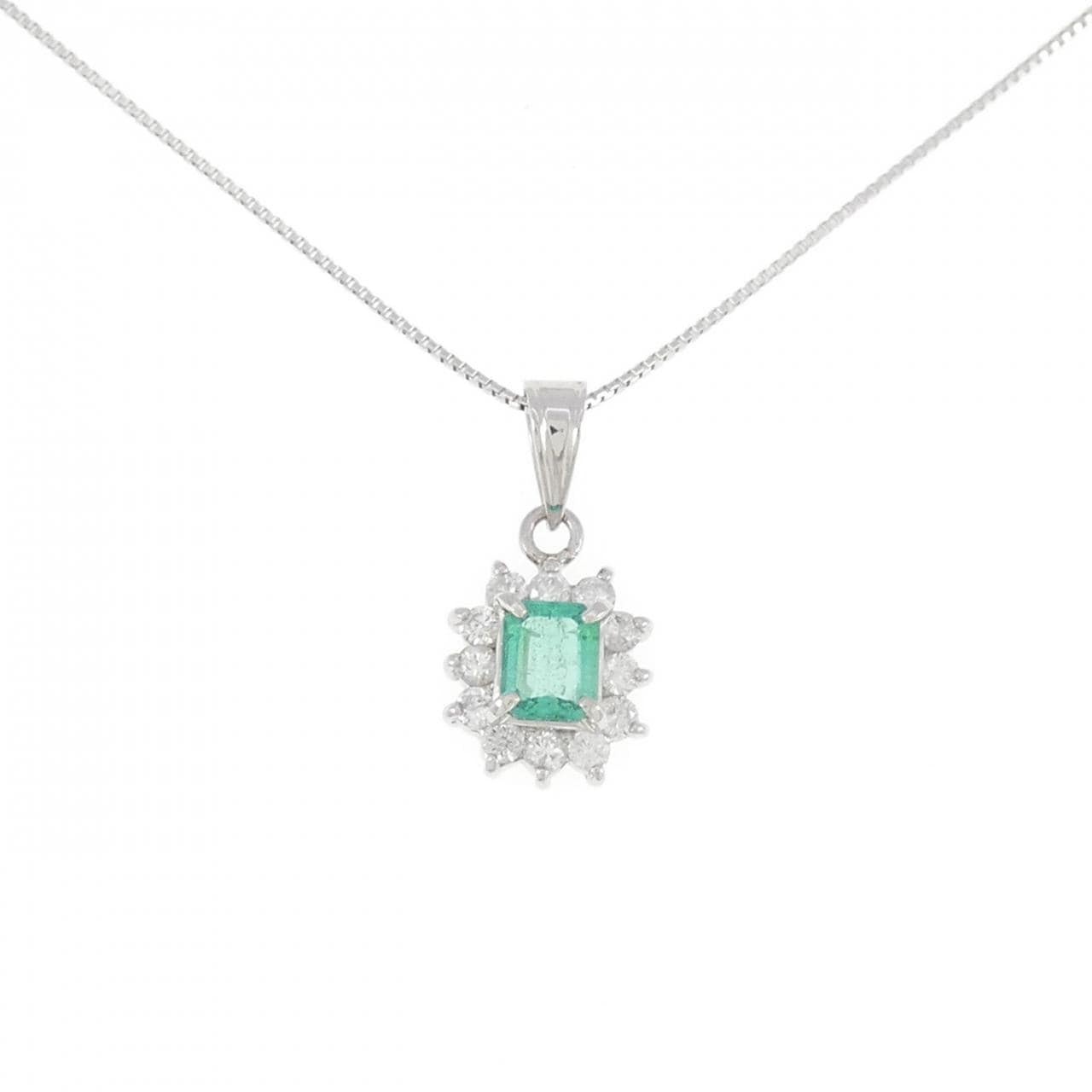 PT Emerald Necklace 0.28CT