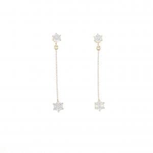 [BRAND NEW] K18YG Cubic Zirconia Earrings