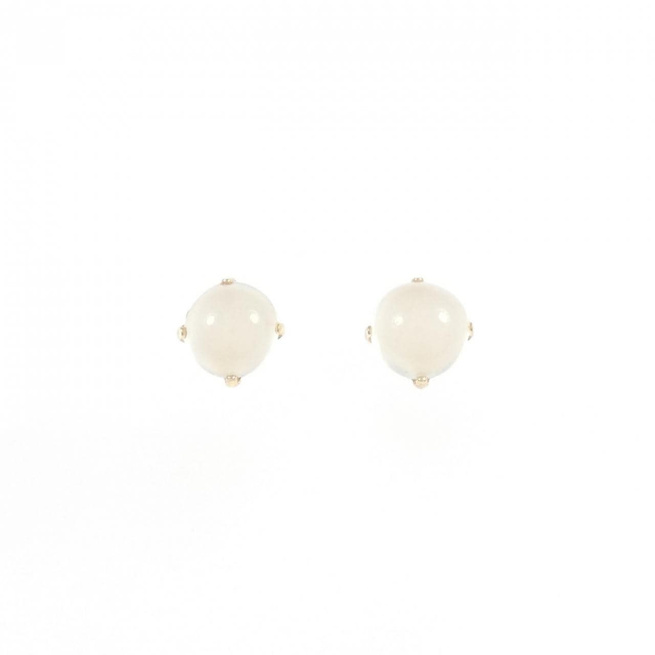 【新品】K18YG ムーンストーン ピアス