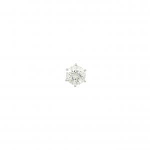 PT900 ダイヤモンド ピアス 0.595CT K VS2 Good 片耳