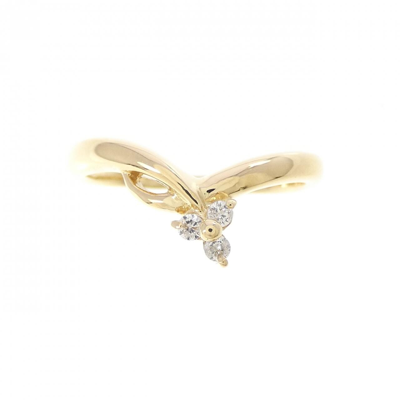 K18YG ダイヤモンド リング 0.05CT