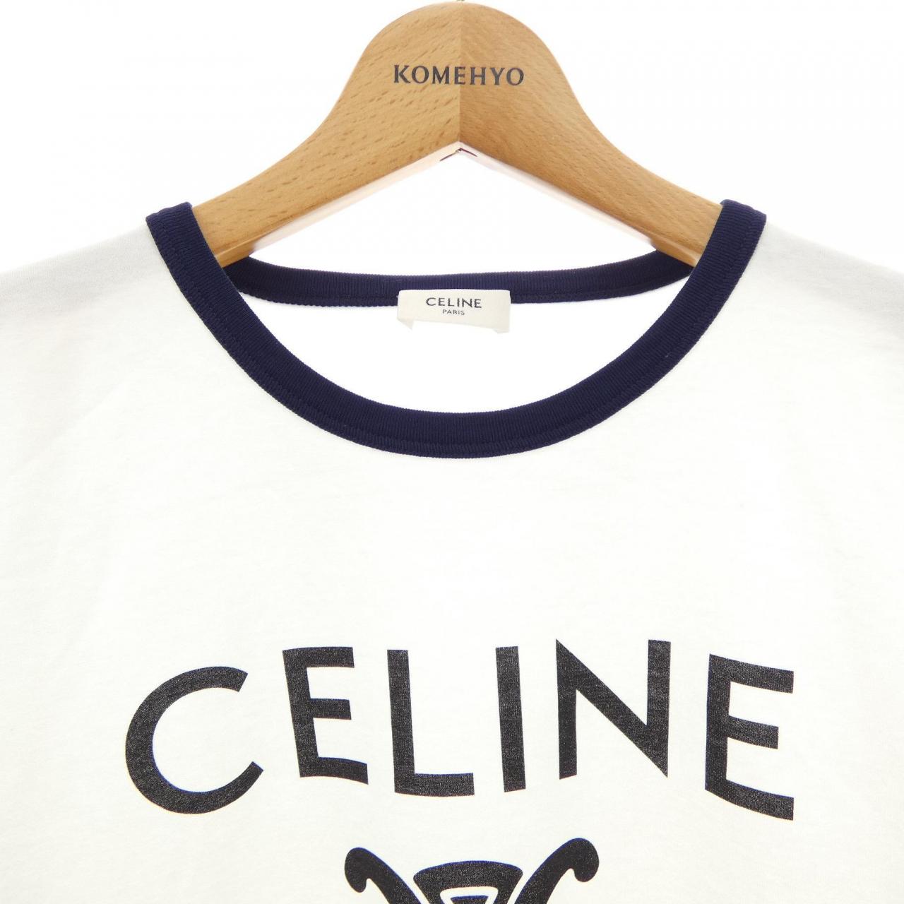 セリーヌ CELINE CELINE PARIS Tシャツ　トリオンフ TRIOMPHE 2X872671Q Tシャツ