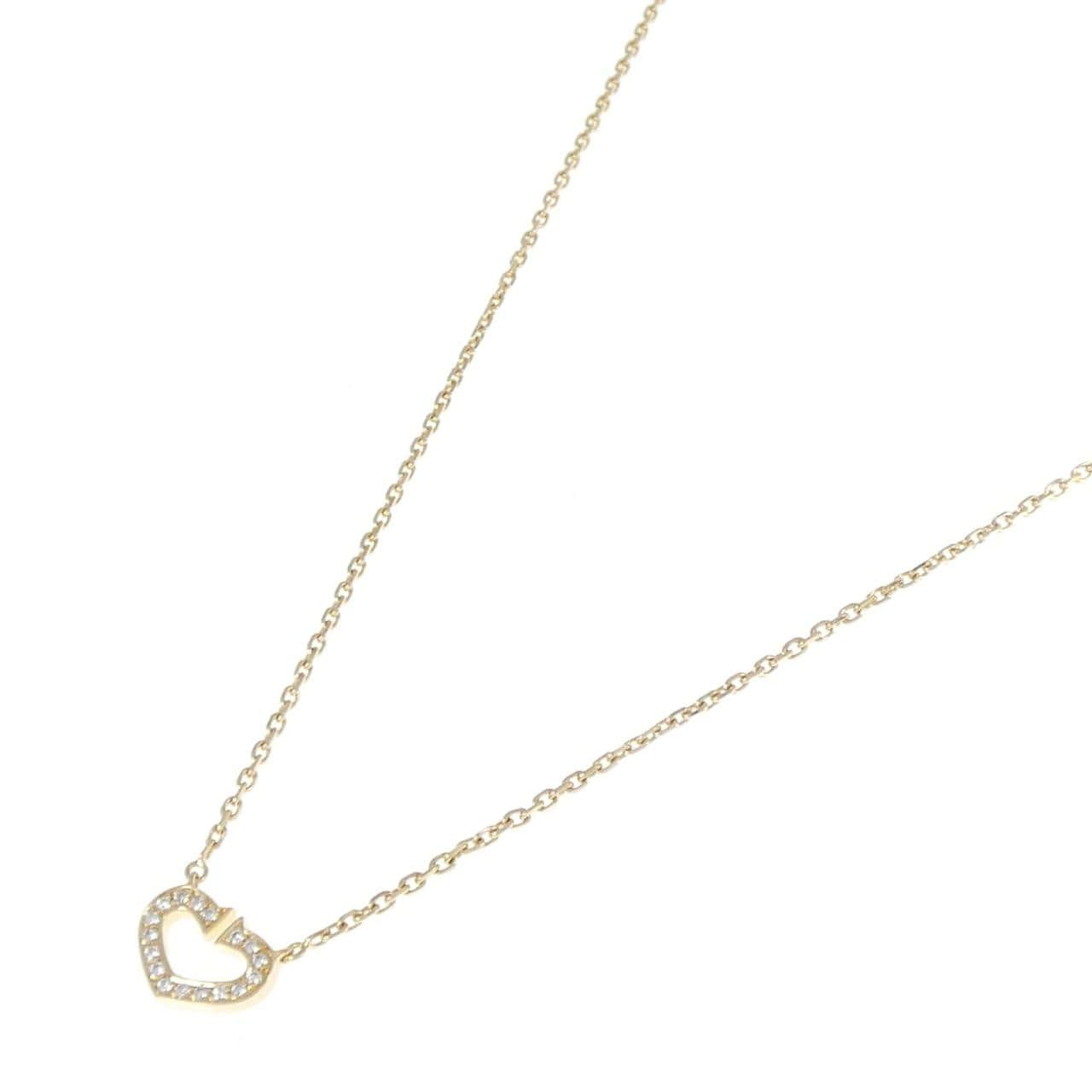 Cartier C heart necklace