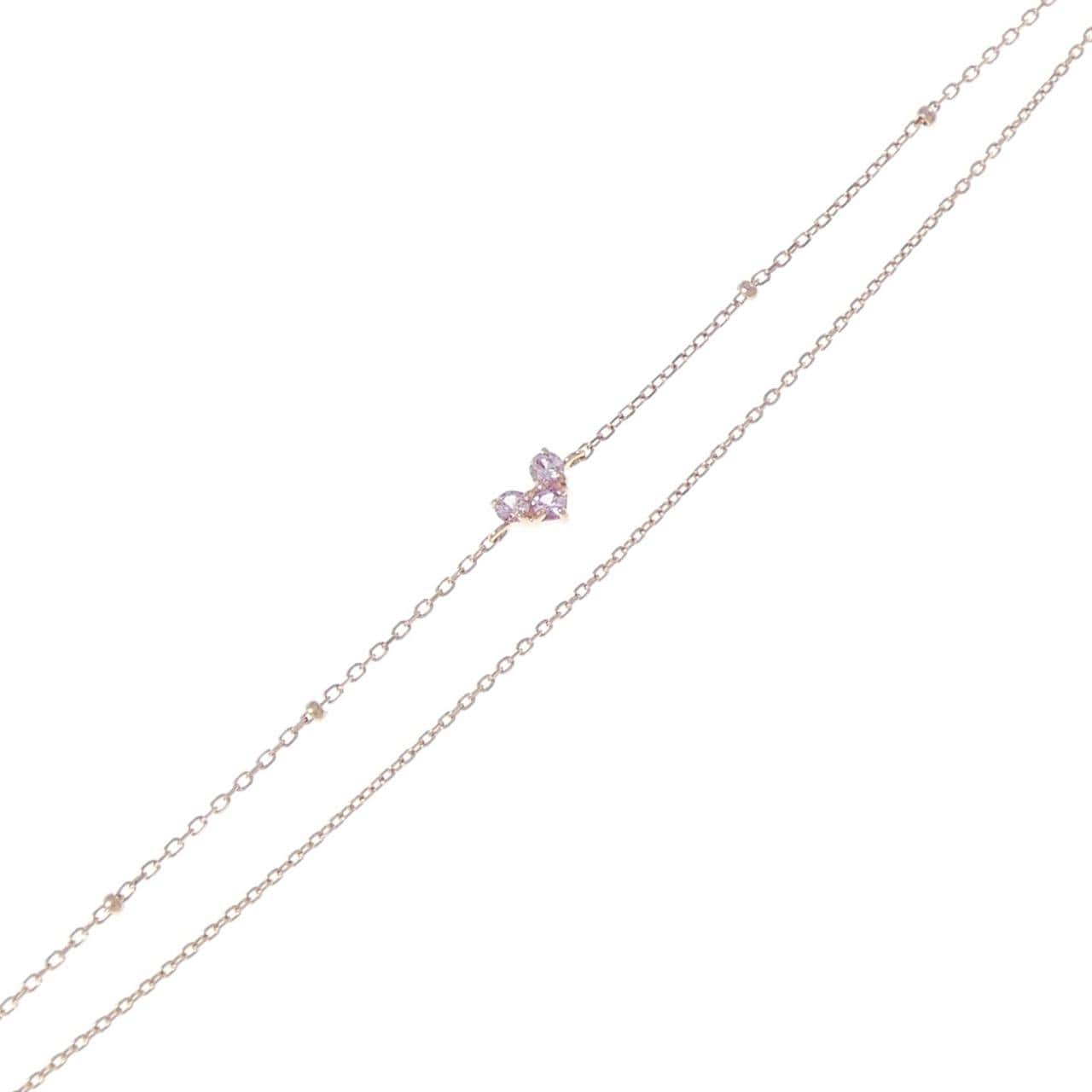 4゜C ハート サファイヤ ブレスレット