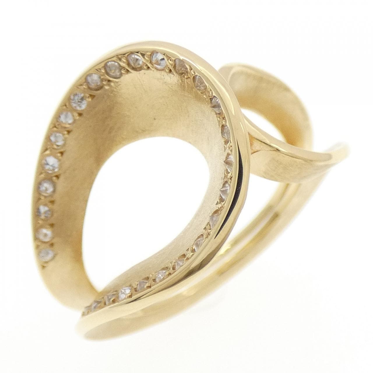 750YG ダイヤモンド リング 0.168CT