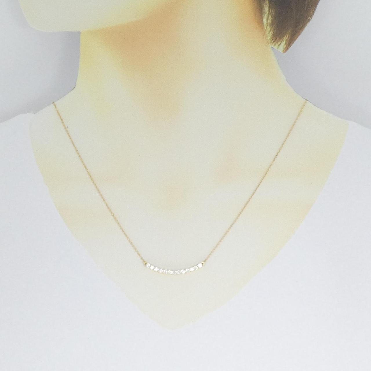 【新品】K18YG ダイヤモンド ネックレス 0.500CT