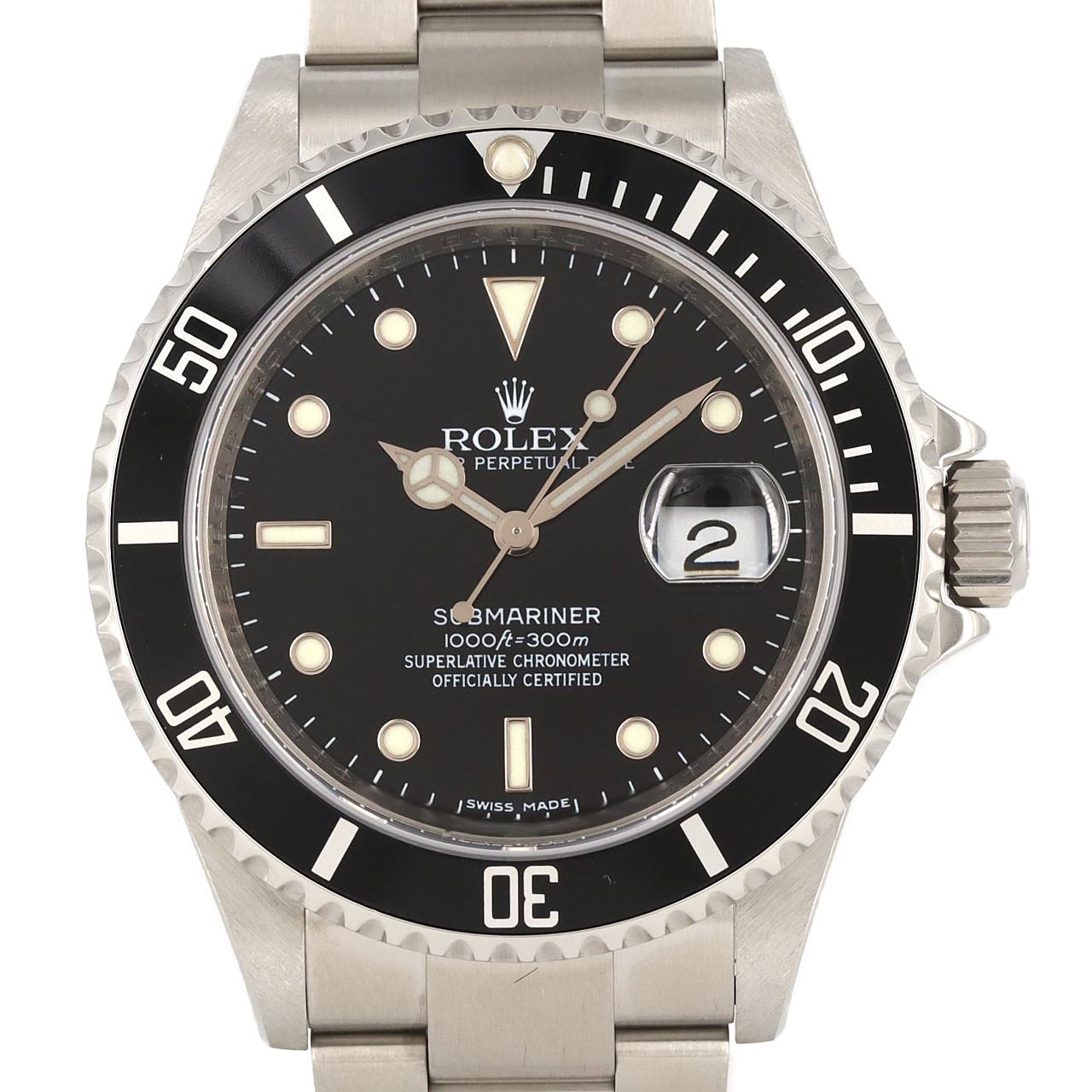 ROLEX Submariner Date 16610 SS自動上弦V 號