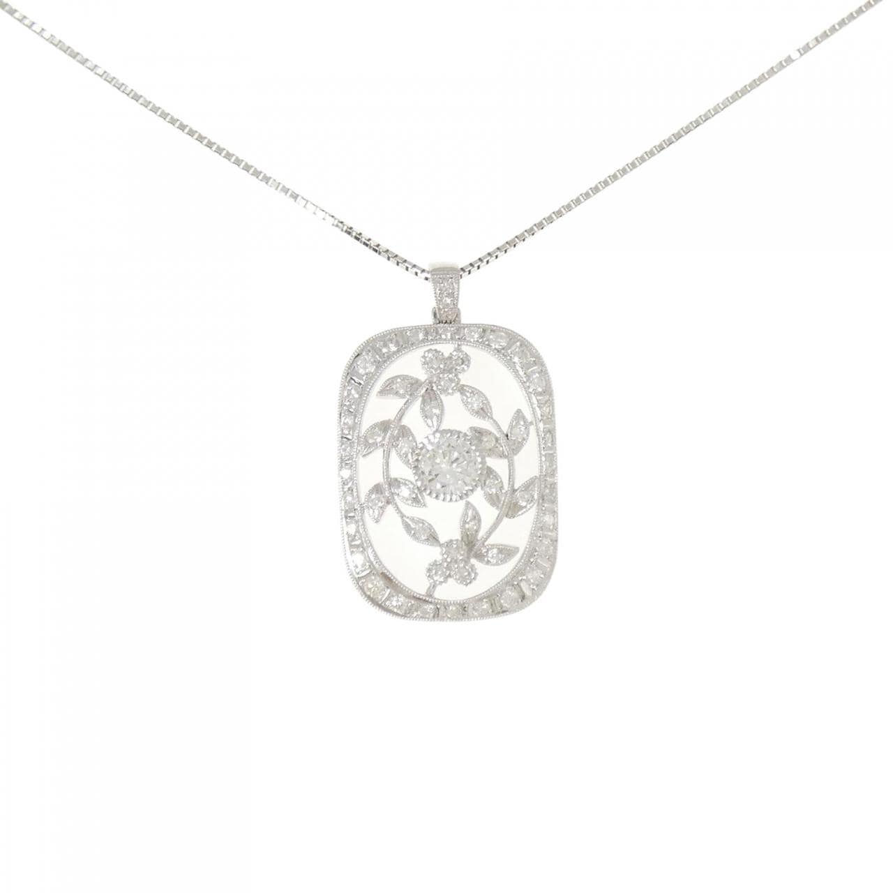 PT900/PT850 ダイヤモンド ネックレス 0.63CT