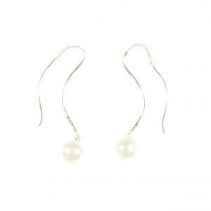 K18YG アコヤパール ピアス 7.4mm