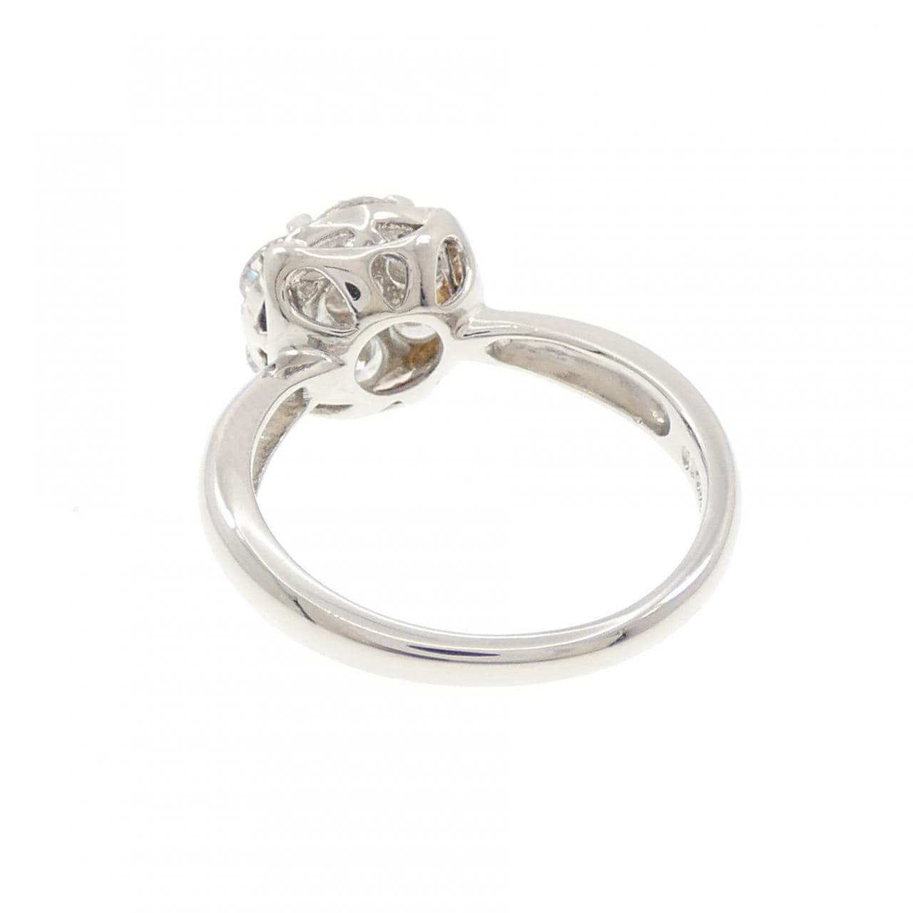 PT900 フラワー ダイヤモンド リング 1.00CT