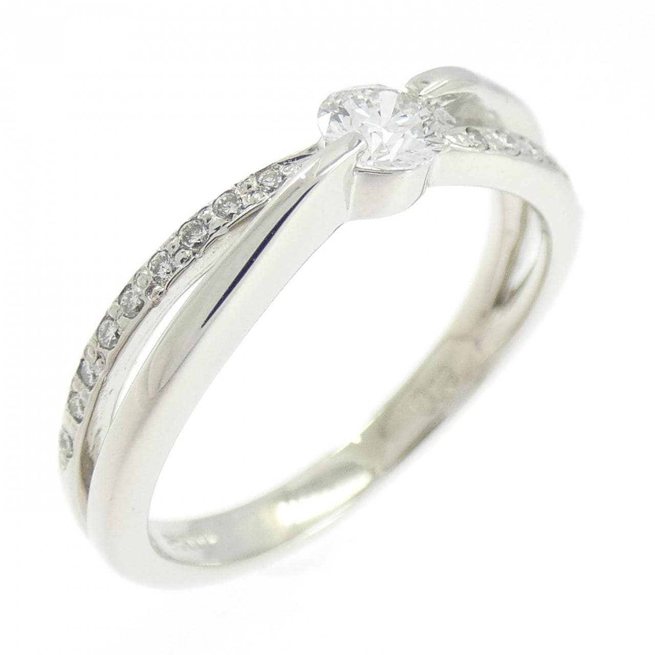 PT900 ダイヤモンド リング 0.18CT