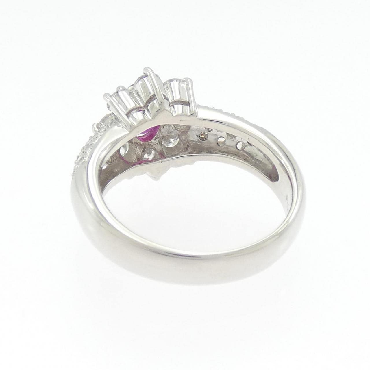 PT900 ルビー リング 0.630CT