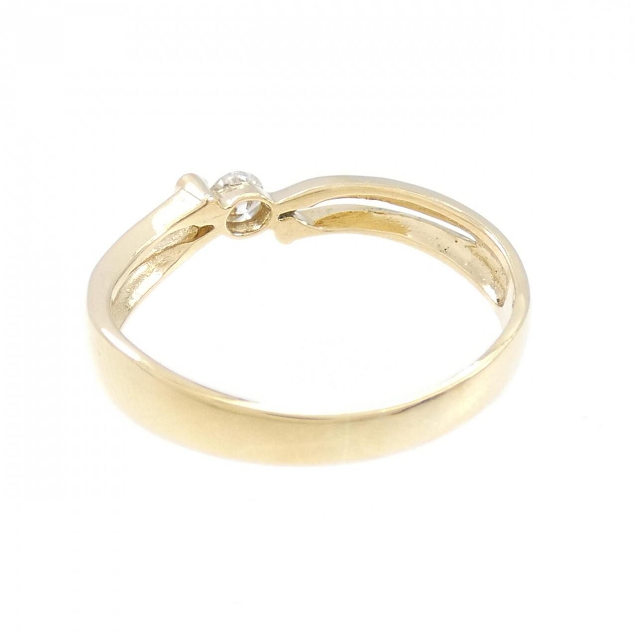 K18YG ダイヤモンド リング 0.10CT