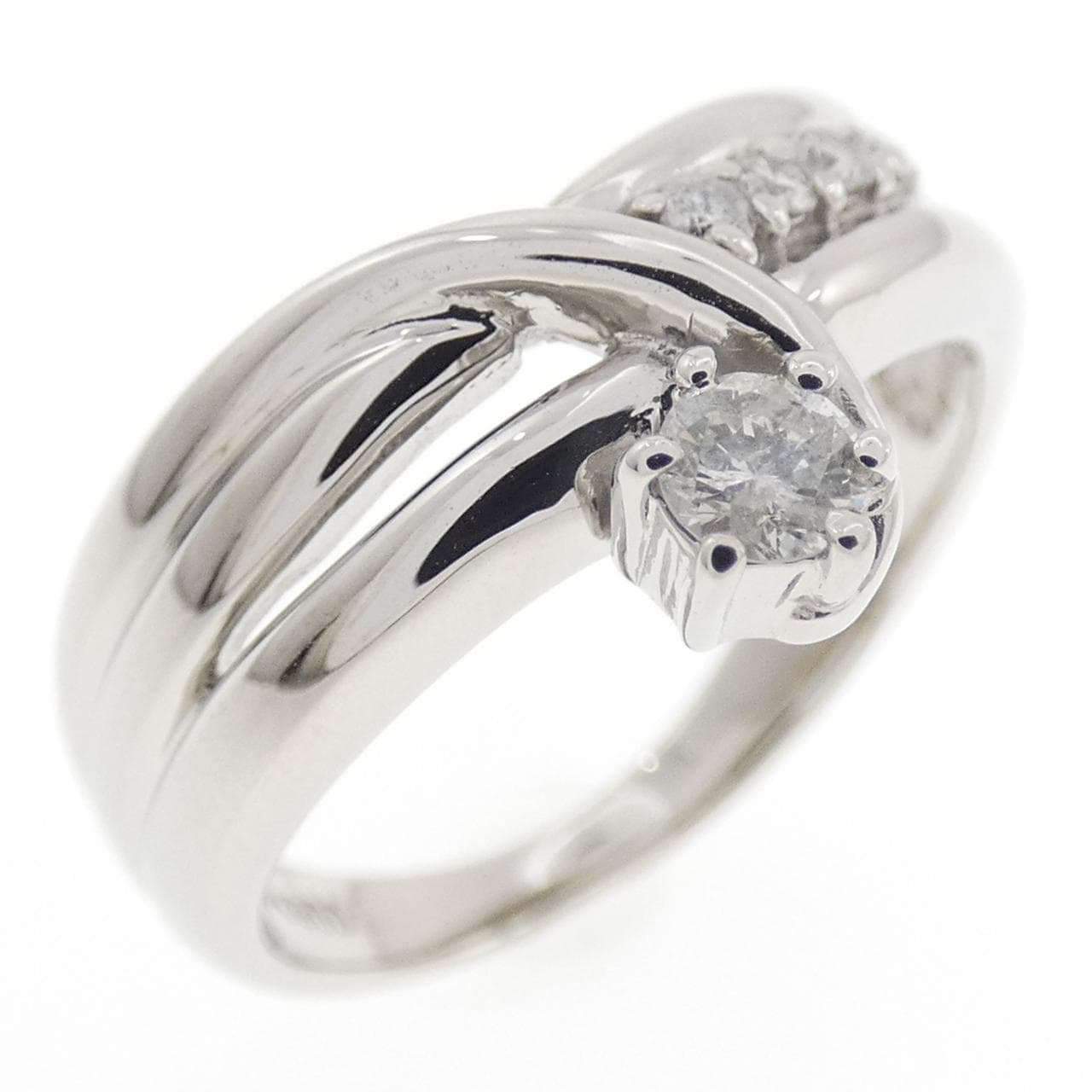 PT900 ダイヤモンド リング 0.18CT