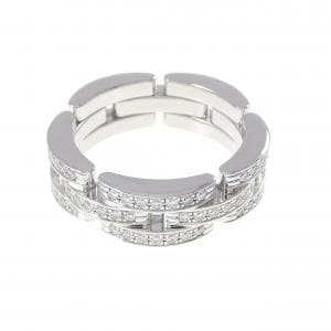 カルティエ マイヨンパンテール3ロウ フルダイヤ リング