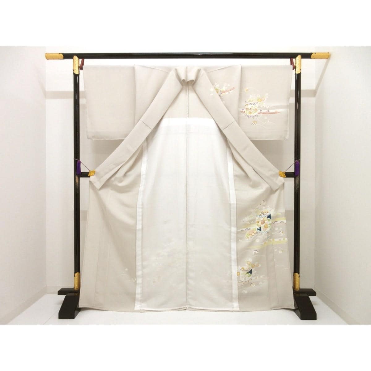 【新品】単衣　菱健　訪問着　桐壺　京友禅金彩加工