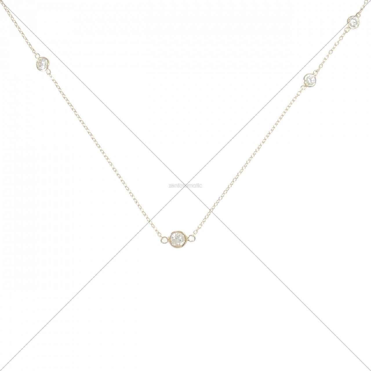 【リメイク】K10YG ダイヤモンド ネックレス 1.00CT