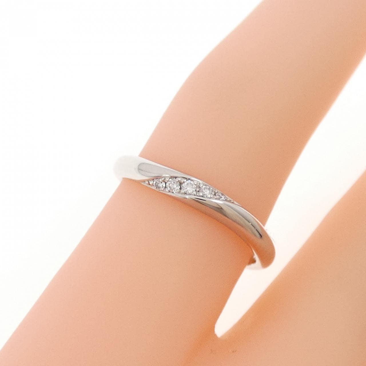 ニワカ ダイヤモンド ピンキー リング