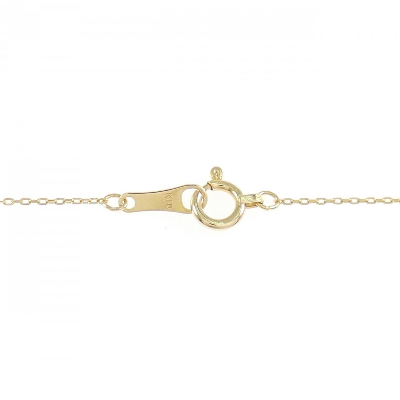 K18YG クロス ダイヤモンド ネックレス 0.30CT