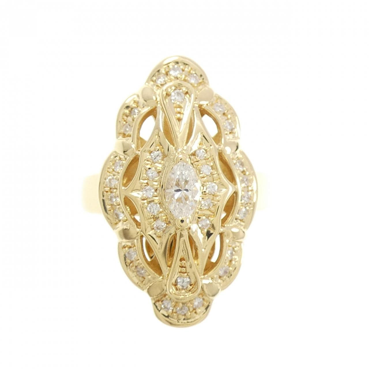 K18YG ダイヤモンド リング 0.45CT