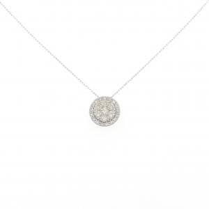 K18WG ダイヤモンド ネックレス 0.41CT