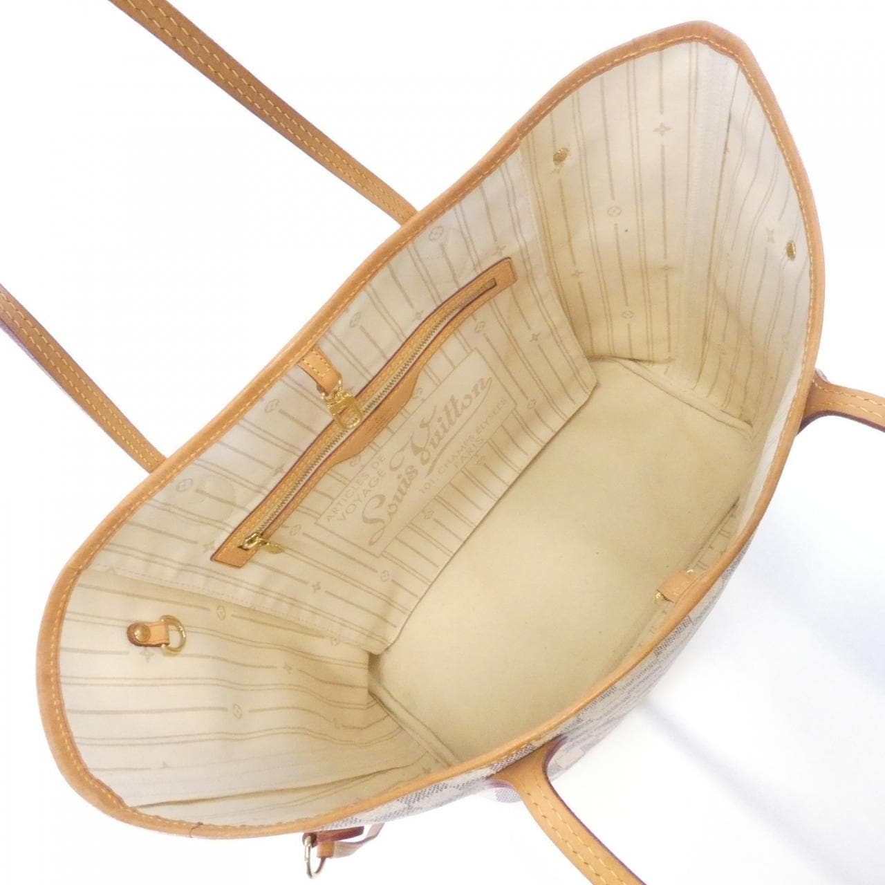 ルイヴィトン ダミエ アズール ネヴァーフル MM N51107 バッグ