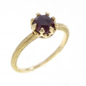K18YG ガーネット リング