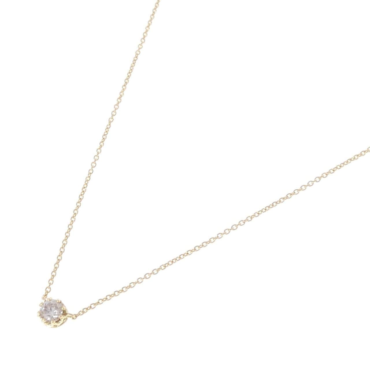K18YG ダイヤモンド ネックレス 0.25CT