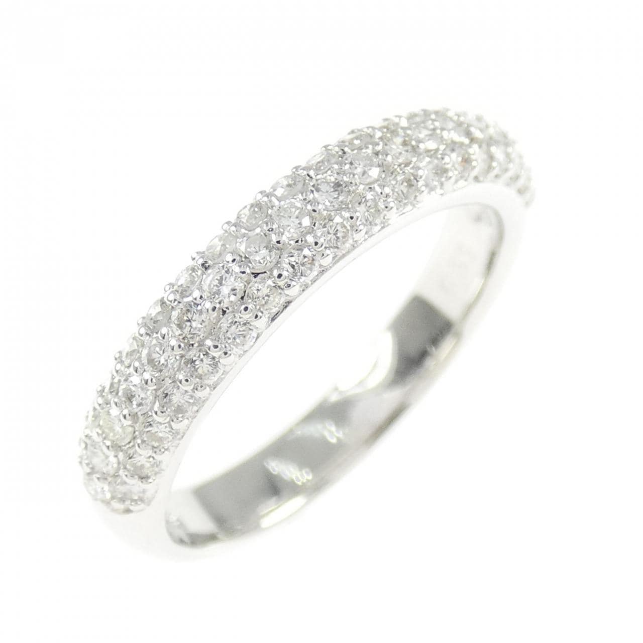K18WG ダイヤモンド リング 0.53CT
