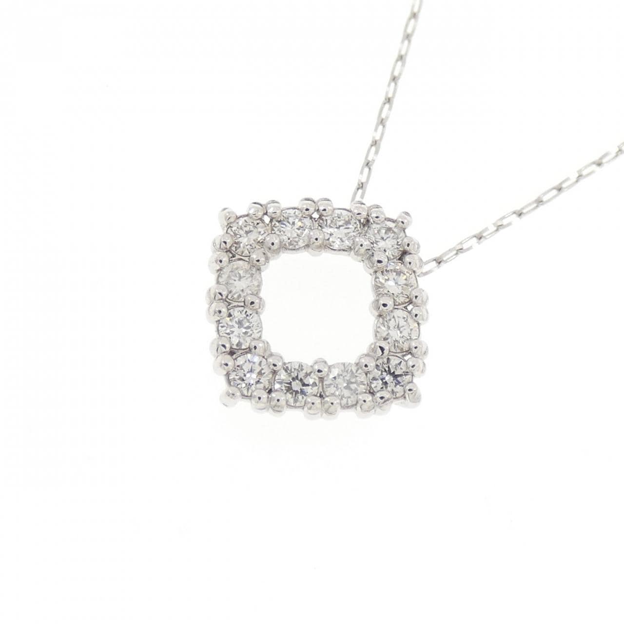 PT900 ダイヤモンド ネックレス 0.20CT