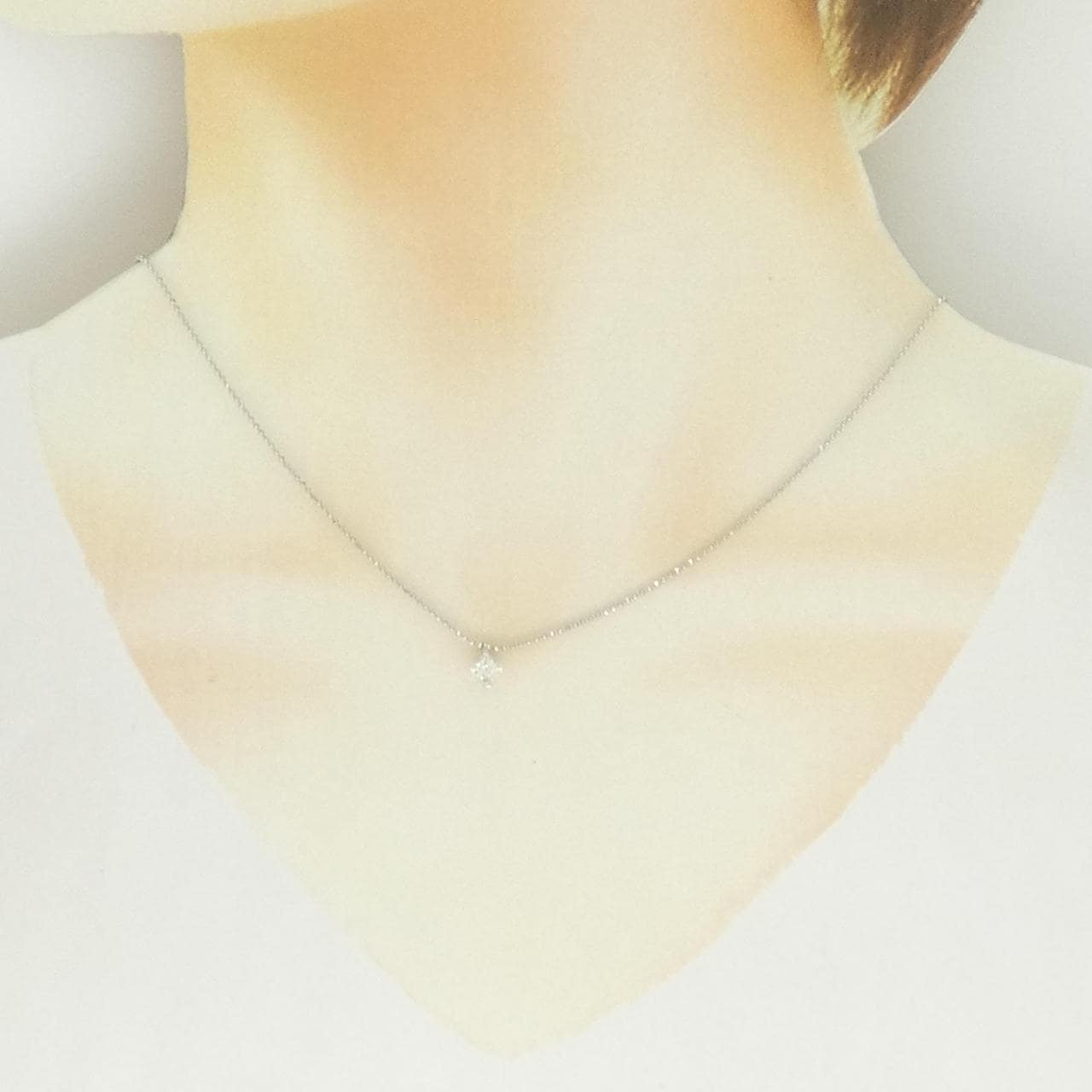 PT900/PT850 ダイヤモンド ネックレス 0.330CT