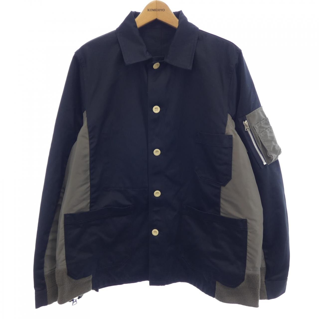 サカイ SACAI COTTON CHINOXNYLON TWILL BLOUSON 24-03316M ジャケット