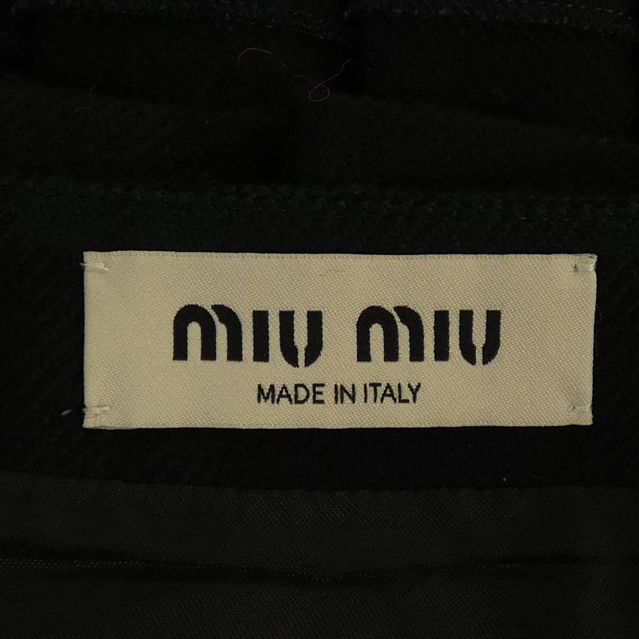 ミュウミュウ MIU MIU チェック ツイル ミニスカート MG2534 SOOO 17V7 スカート