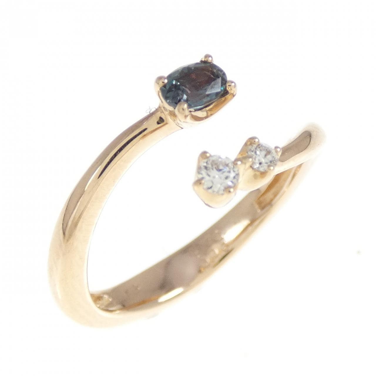 K18PG アレキサンドライト リング 0.172CT
