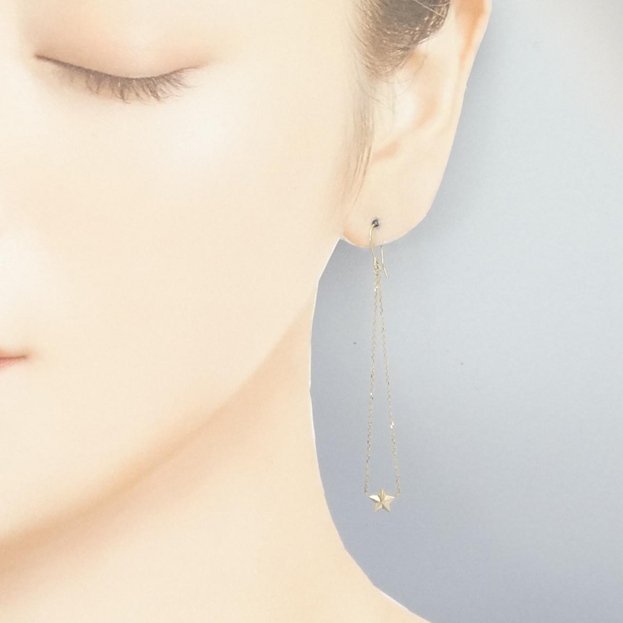 K10YG スター ピアス