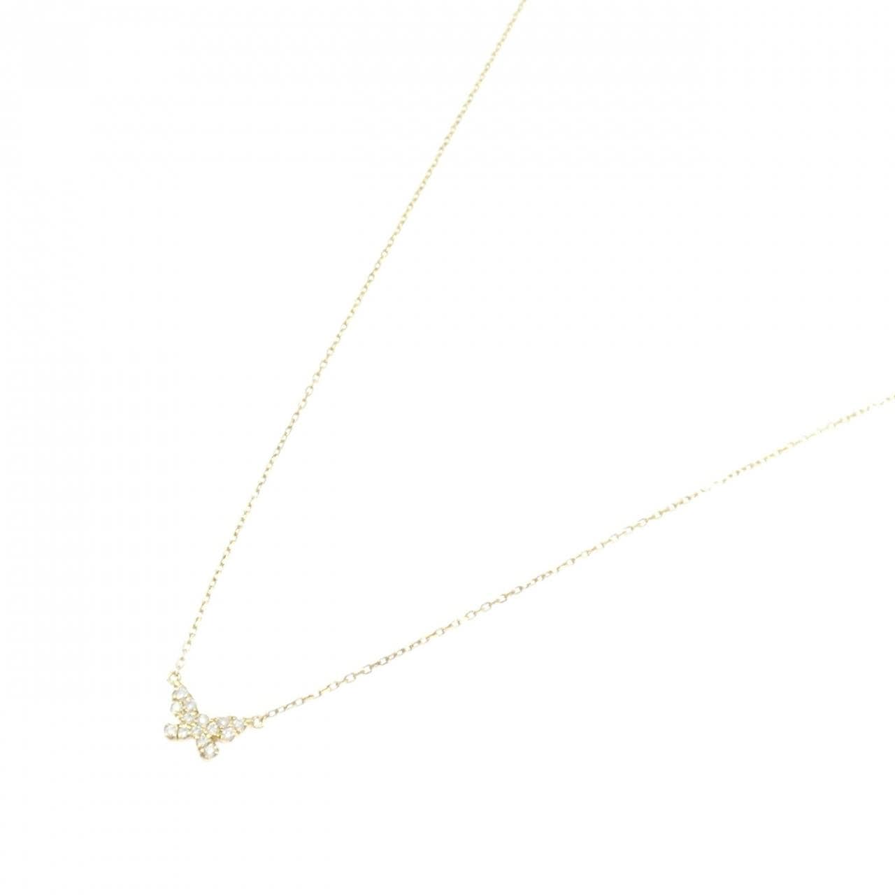アーカー バタフライ ネックレス 0.06CT