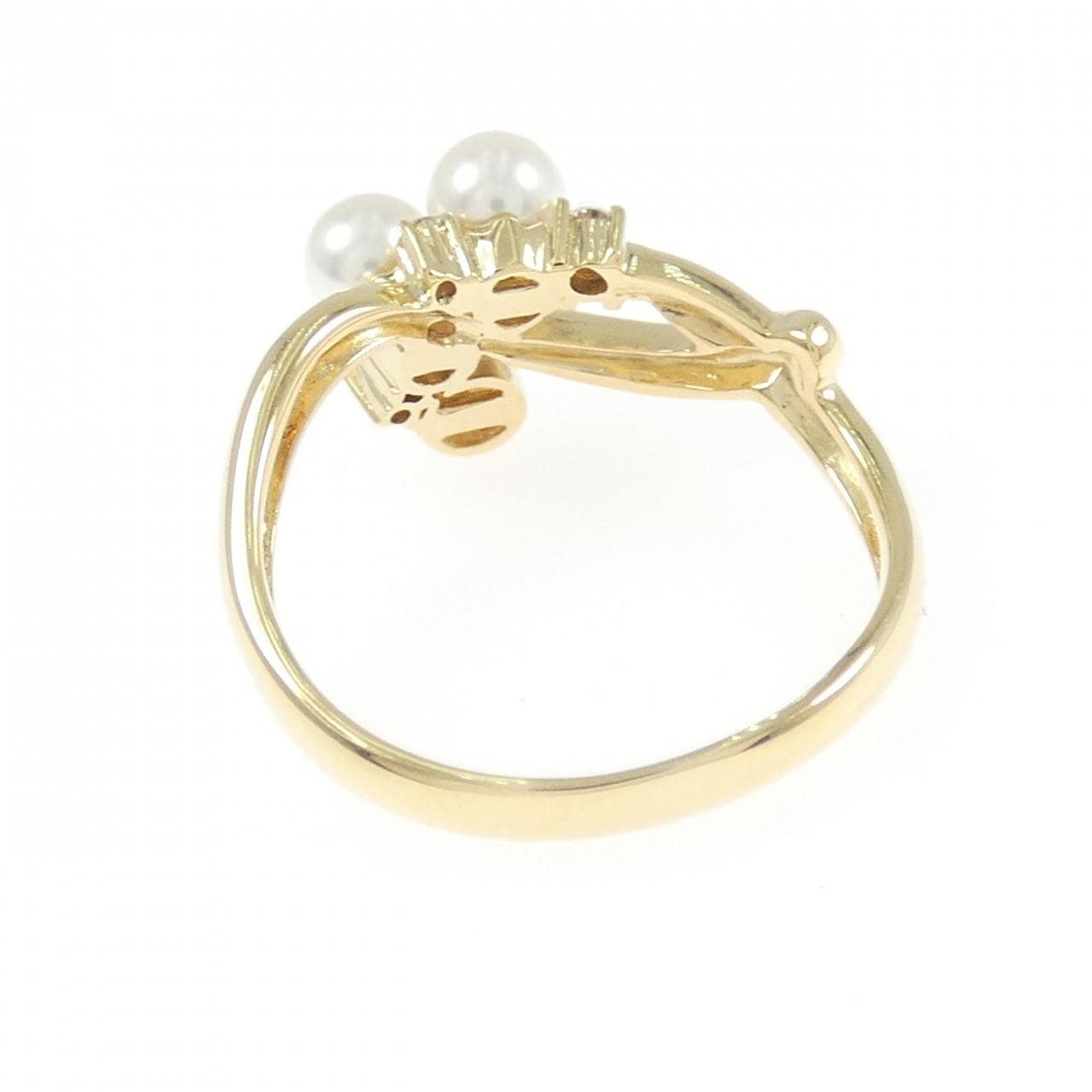 K18YG アコヤパール リング