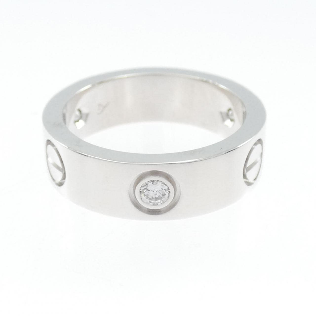 CARTIER LOVE half 钻石指