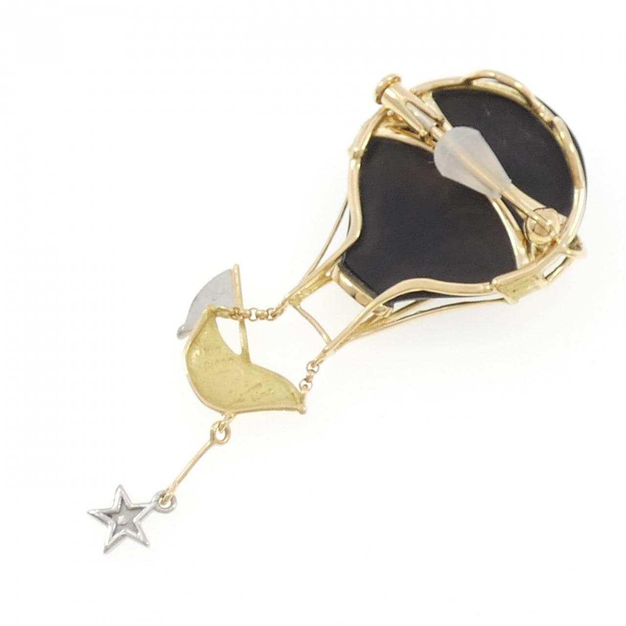 アズ タイム オニキス ブローチ