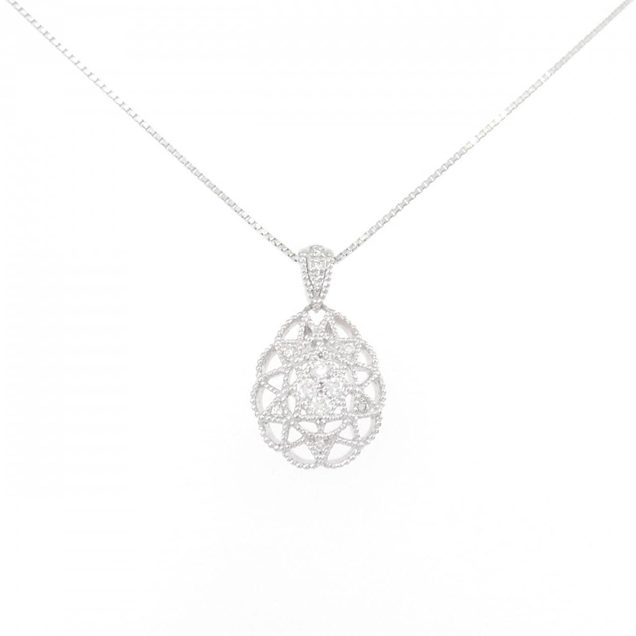 PT ダイヤモンド ネックレス 0.20CT