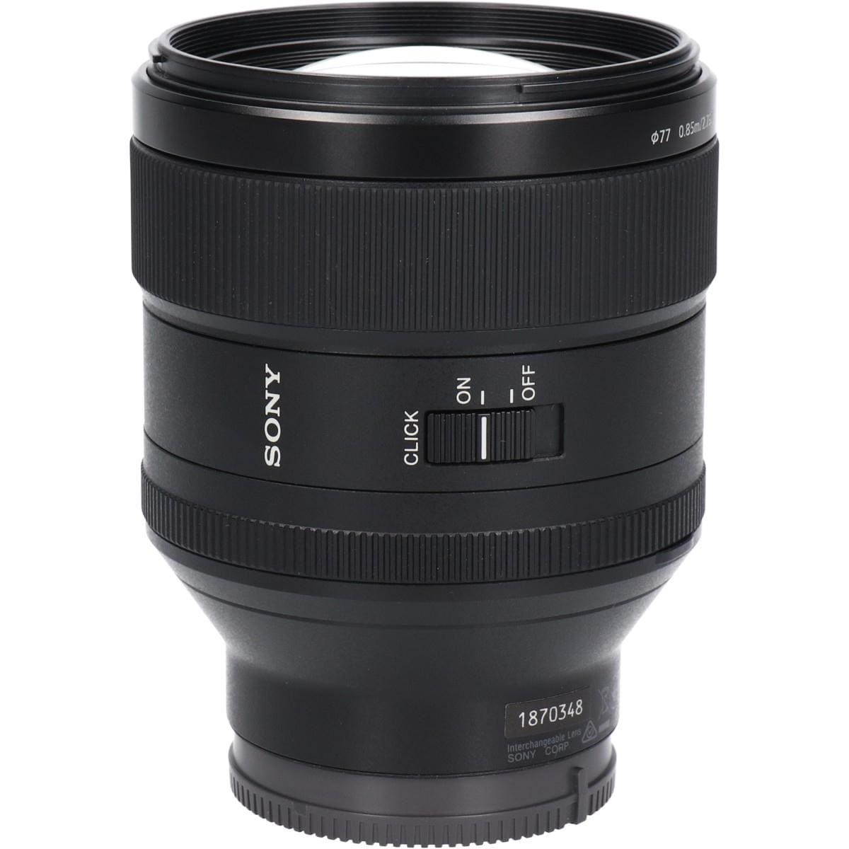 ＦＥ８５ｍｍ　Ｆ１．４ＧＭ（ＳＥＬ８５Ｆ１４ＧＭ）