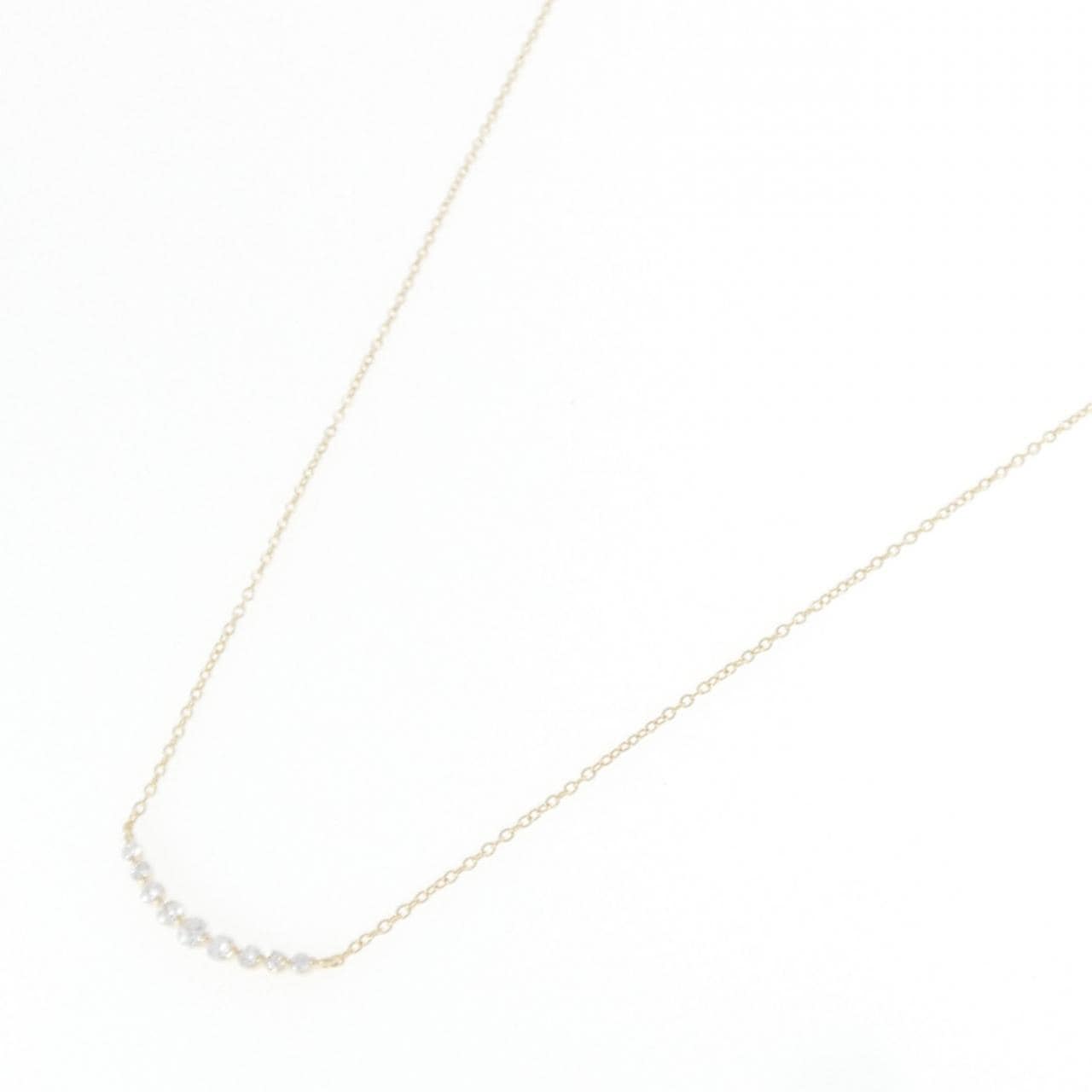 【リメイク】K10YG ダイヤモンド ネックレス 0.20CT