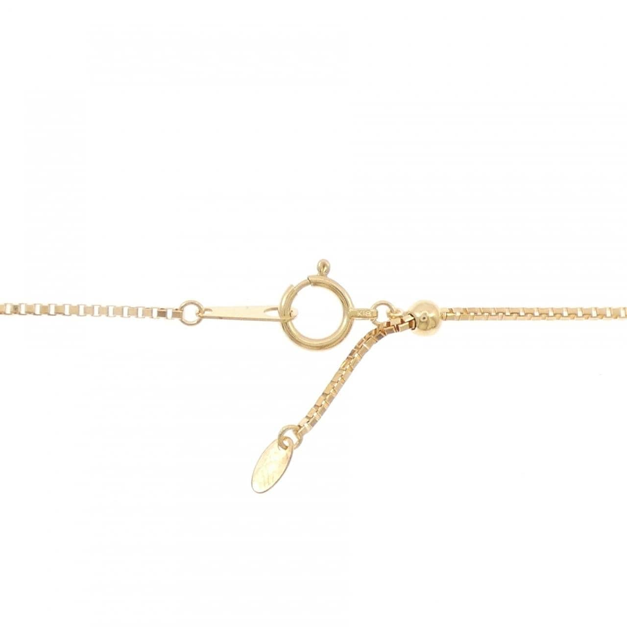 K18YG ダイヤモンド ネックレス 1.01CT