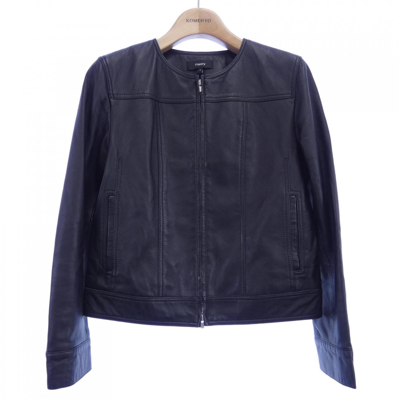 theory theory leather blouson