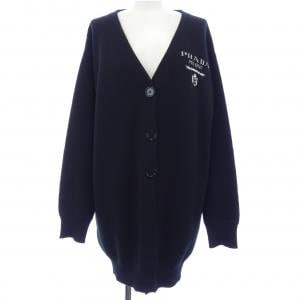 プラダ PRADA インターシャ レタリングロゴ P25I86 S212 10F4 カーディガン