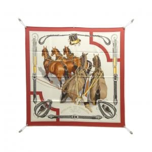 エルメス ATTELAGE EN ARBALETE カレ 001554S スカーフ