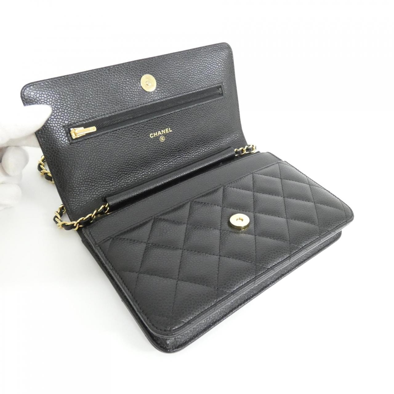 シャネル タイムレスクラシック ライン AP0250 チェーンウォレット
