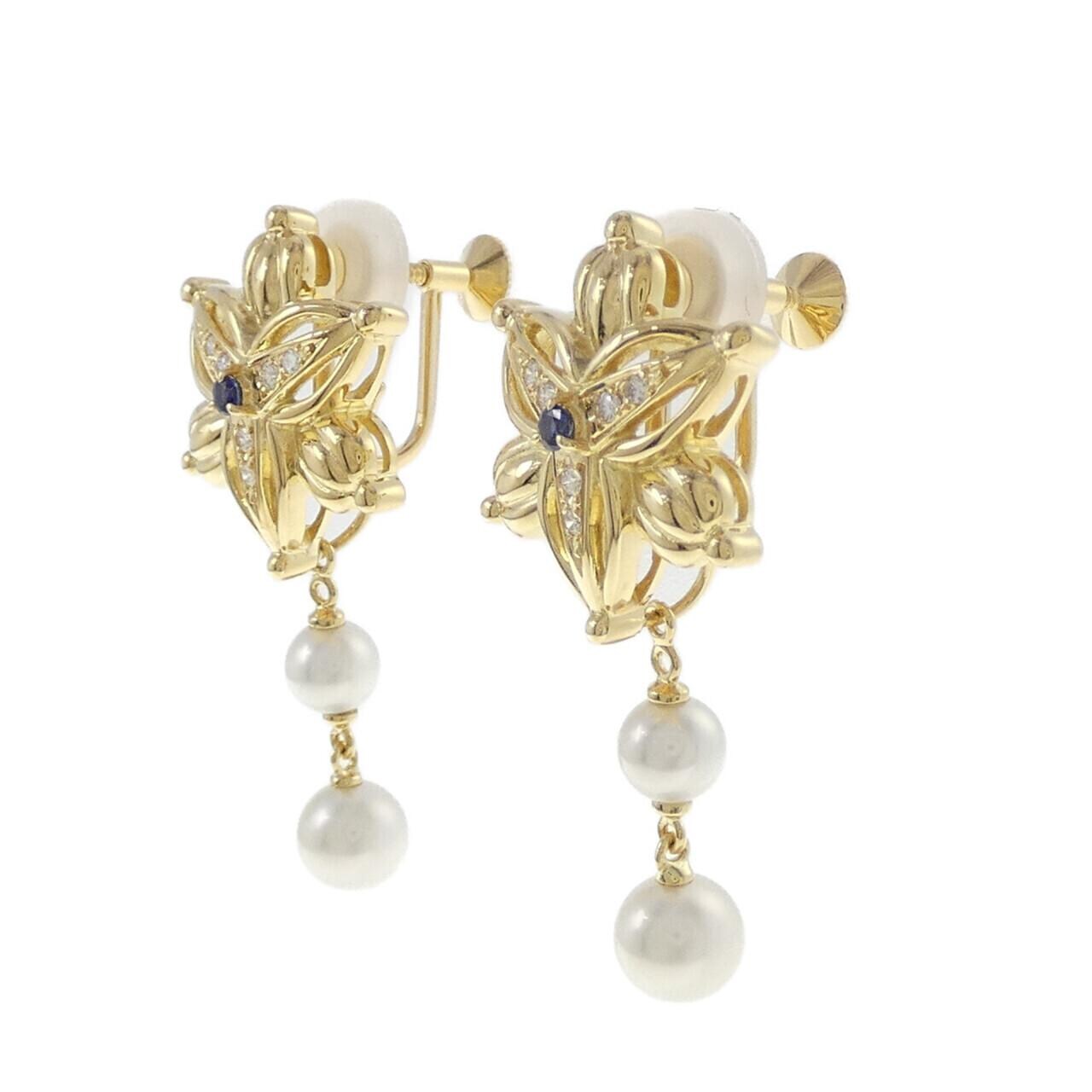 MIKIMOTO Akoya珍珠耳夹