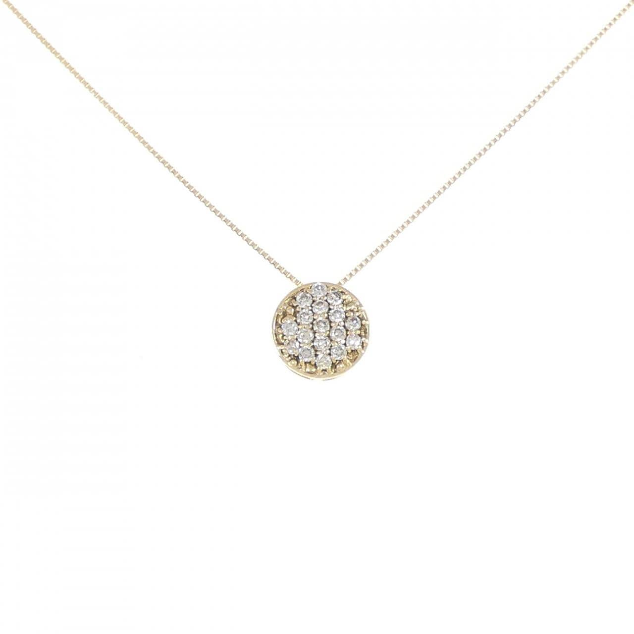 K18YG ダイヤモンド ネックレス 0.20CT
