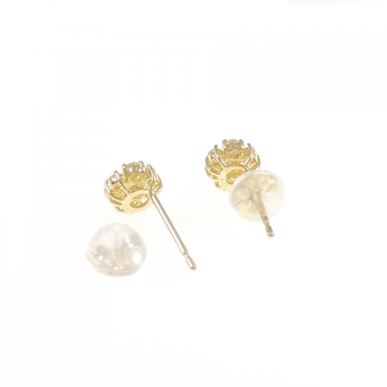 【リメイク】K18YG ダイヤモンド ピアス 0.30CT